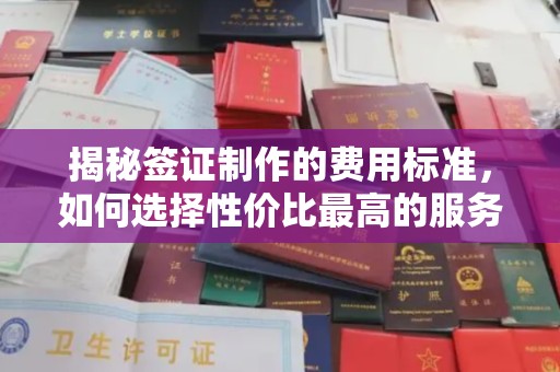大祥揭秘签证制作的费用标准，如何选择性价比最高的服务？